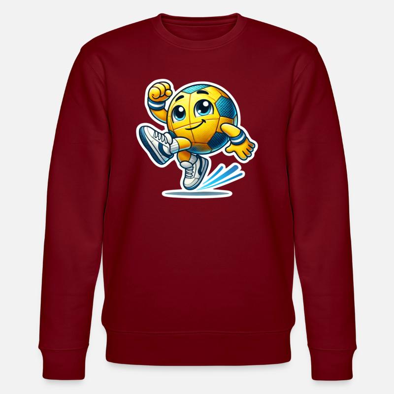 Doux handball - Sweat bio CHANGER Stanley/Stella Unisexe - bordeaux