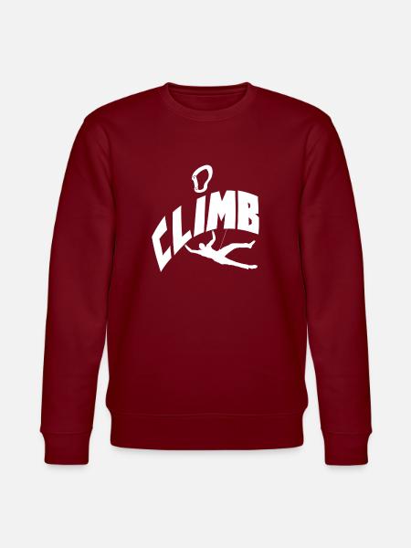 Climb - Sweat bio CHANGER Stanley/Stella Unisexe - bordeaux