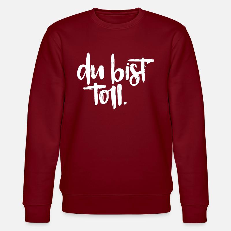 Tu es génial! - Sweat bio CHANGER Stanley/Stella Unisexe - bordeaux