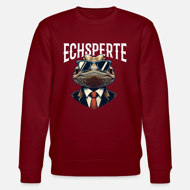 Dragons barbus Echsperte - Sweat bio CHANGER Stanley/Stella Unisexe - bordeaux