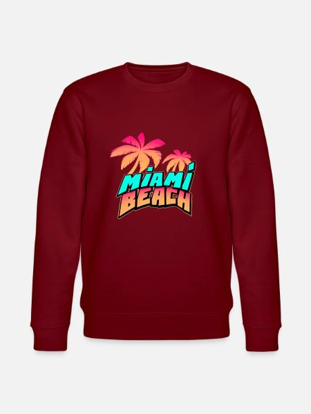 Miami Beach - Stanley/Stella CHANGER Unisex Organic Sweatshirt - burgundy
