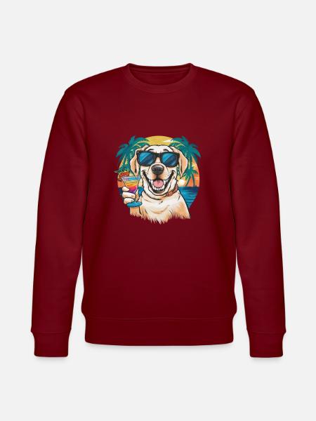Mignon Labrador Retriever - Sweat bio CHANGER Stanley/Stella Unisexe - bordeaux