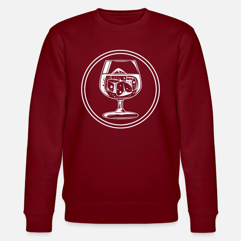 Icône du whisky - Sweat bio CHANGER Stanley/Stella Unisexe - bordeaux