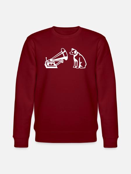 His Master's Voice Blanc - Sweat bio CHANGER Stanley/Stella Unisexe - bordeaux