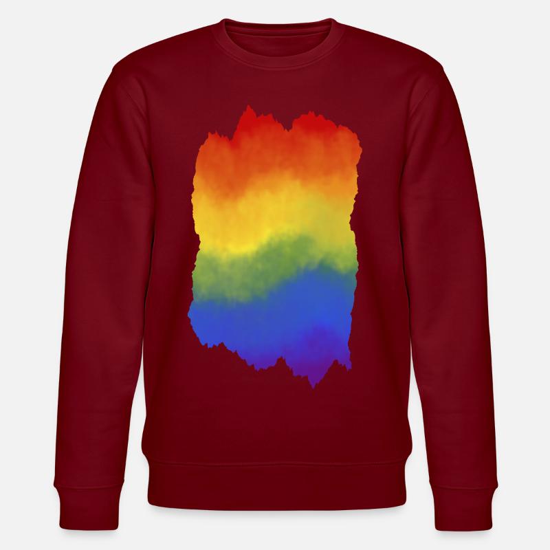 Flou et déchiré - Sweat bio CHANGER Stanley/Stella Unisexe - bordeaux