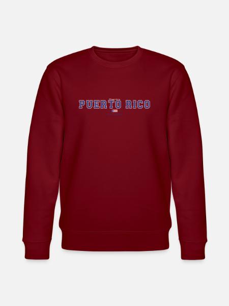 Puerto Rico - Stanley/Stella CHANGER Unisex Organic Sweatshirt - burgundy