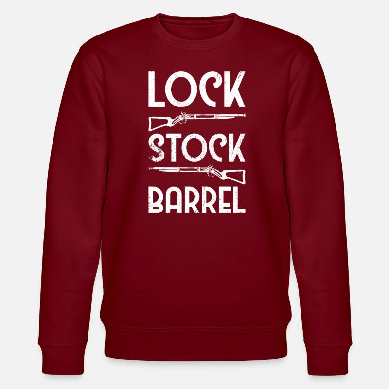 Vorderlader Muzzleloader Muzzle Loading - Stanley/Stella Unisex Bio-Sweatshirt CHANGER  - Burgunderrot