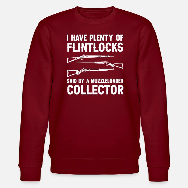 Vorderlader Muzzleloader Muzzle Loading - Stanley/Stella Unisex Bio-Sweatshirt CHANGER  - Burgunderrot
