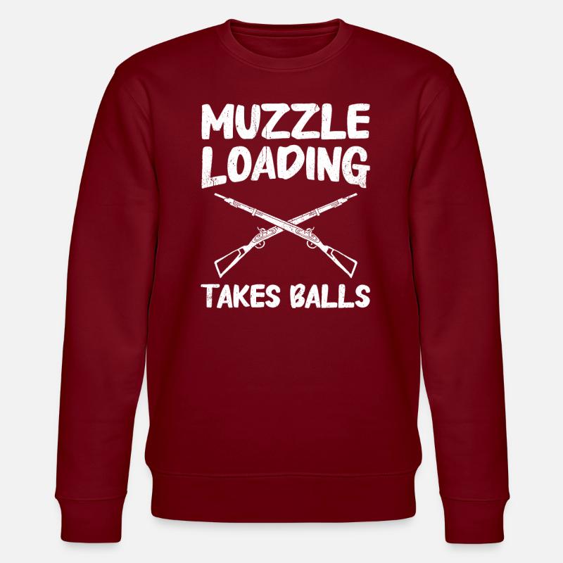 Vorderlader Muzzleloader Muzzle Loading - Stanley/Stella CHANGER Unisex Organic Sweatshirt - burgundy