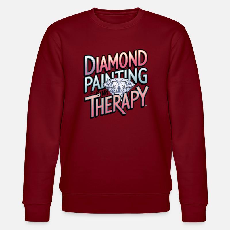 Diamond Painting Diamond Painter - Stanley/Stella CHANGER Unisex Organic Sweatshirt - burgundy
