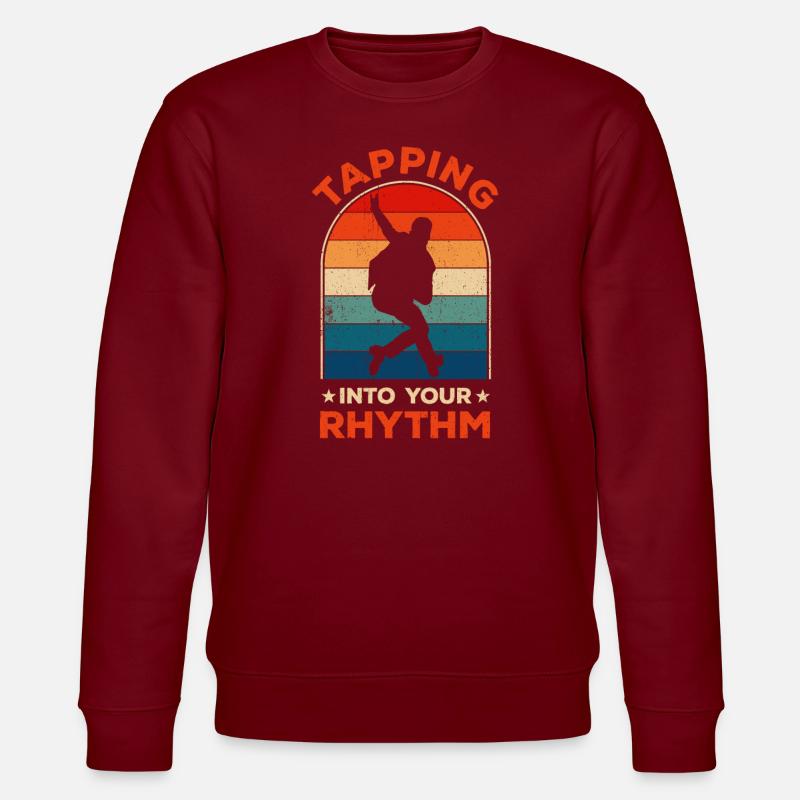 Stepptanz Stepptanzen Stepptänzer - Stanley/Stella Unisex Bio-Sweatshirt CHANGER  - Burgunderrot
