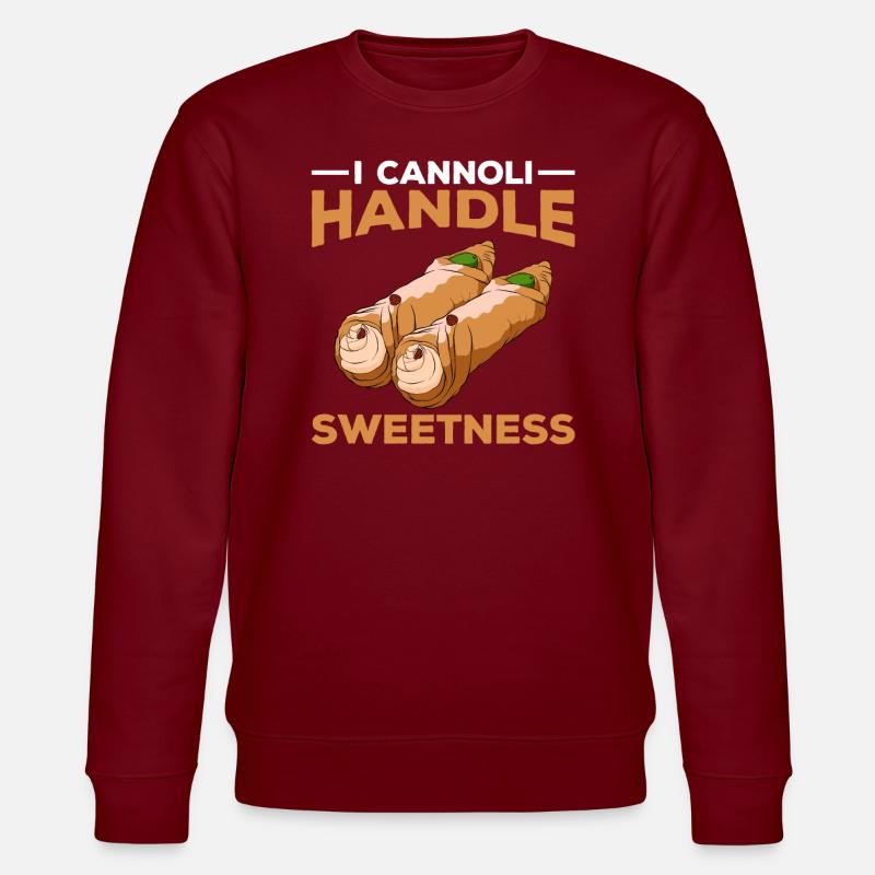 Cannoli Cannolo - Stanley/Stella Unisex Bio-Sweatshirt CHANGER  - Burgunderrot