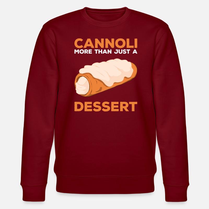 Cannoli Cannolo - Stanley/Stella Unisex Bio-Sweatshirt CHANGER  - Burgunderrot