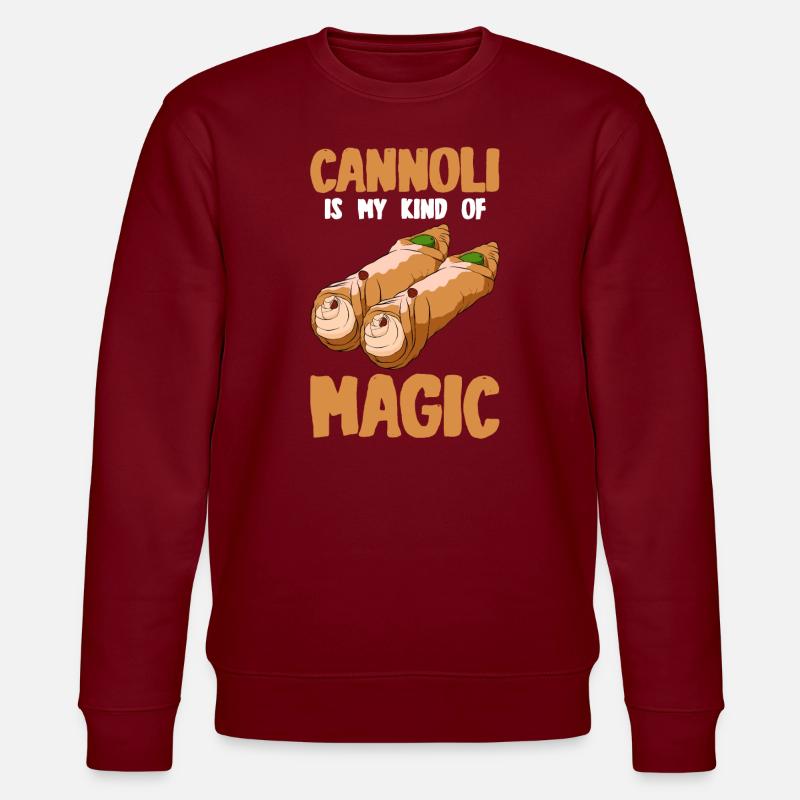 Cannoli Cannolo - Sweat bio CHANGER Stanley/Stella Unisexe - bordeaux