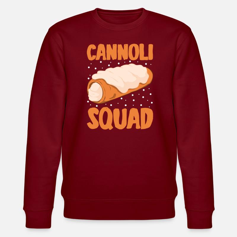 Cannoli Cannolo - Sweat bio CHANGER Stanley/Stella Unisexe - bordeaux