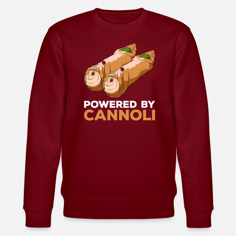 Cannoli Cannolo - Stanley/Stella Unisex Bio-Sweatshirt CHANGER  - Burgunderrot