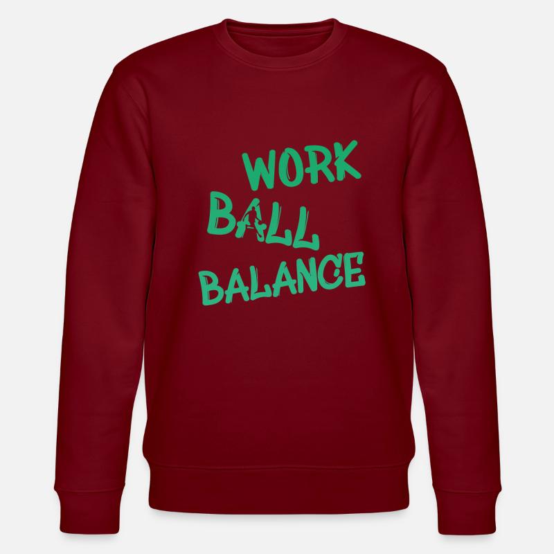 Basketball - Stanley/Stella Unisex Bio-Sweatshirt CHANGER  - Burgunderrot