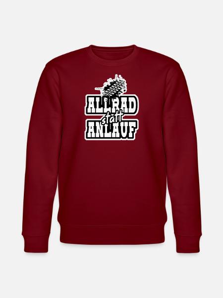 allrad statt anlauf - Stanley/Stella Unisex Bio-Sweatshirt CHANGER  - Burgunderrot