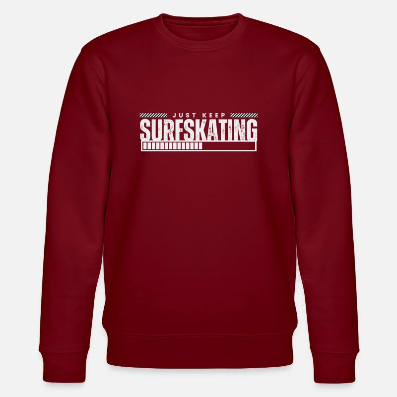 Continuez à surfer - Sweat bio CHANGER Stanley/Stella Unisexe - bordeaux