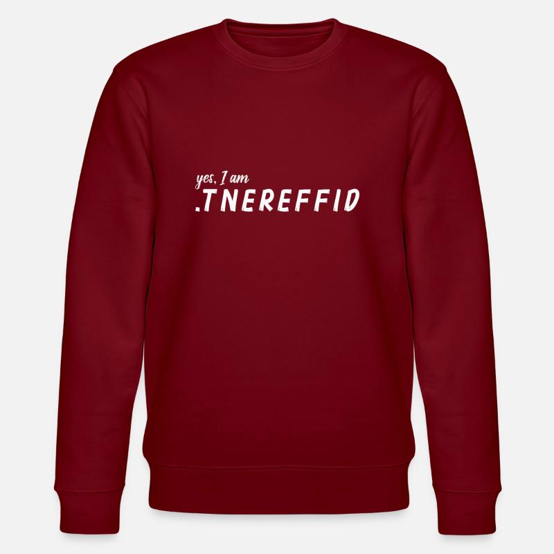 I am Different - Sweat bio CHANGER Stanley/Stella Unisexe - bordeaux