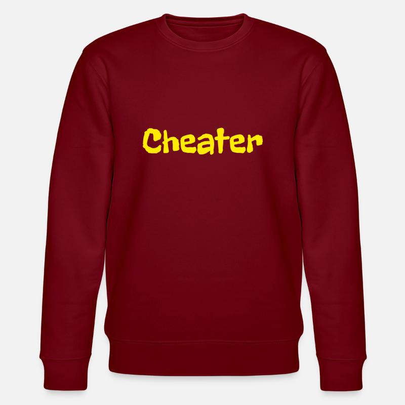 Cheater - Stanley/Stella Unisex Bio-Sweatshirt CHANGER  - Burgunderrot