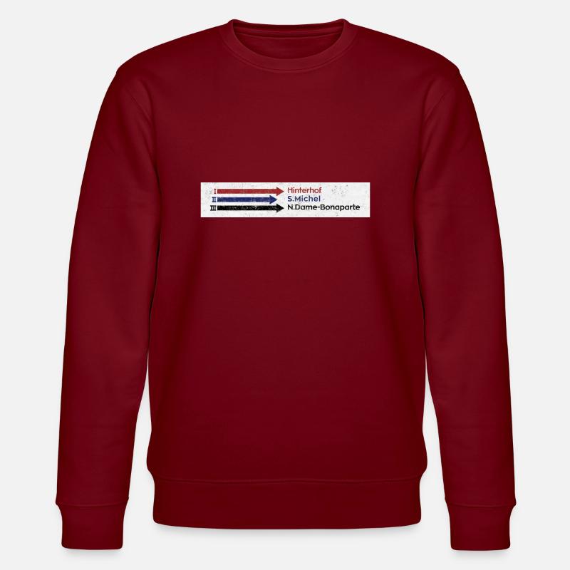 Bunker Catacombes Paris - Sweat bio CHANGER Stanley/Stella Unisexe - bordeaux