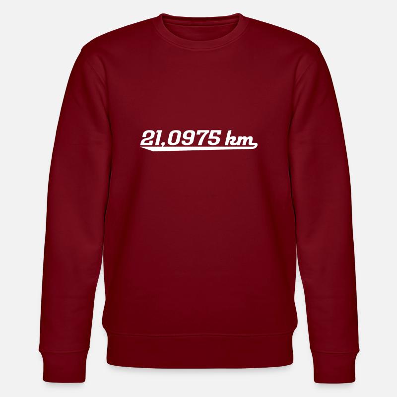 Semi-marathon - Sweat bio CHANGER Stanley/Stella Unisexe - bordeaux