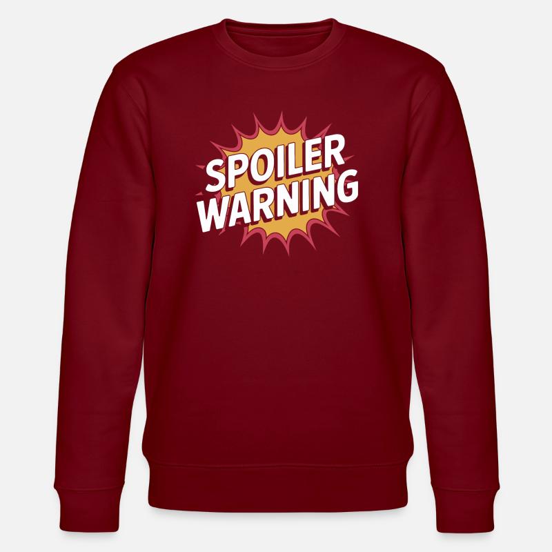 Spoiler Warning - Sweat bio CHANGER Stanley/Stella Unisexe - bordeaux