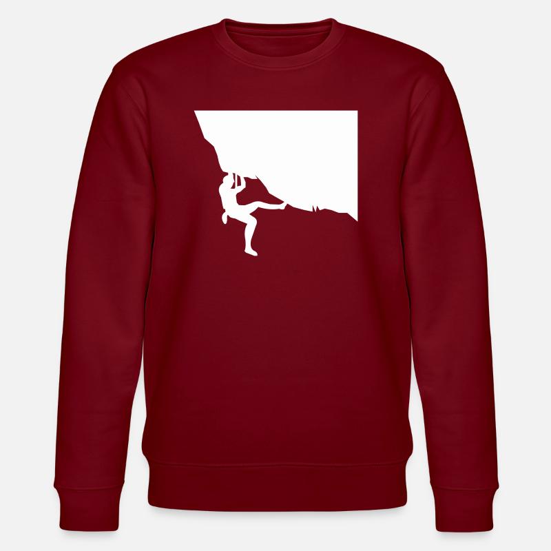 climbing - Stanley/Stella CHANGER Unisex Organic Sweatshirt - burgundy