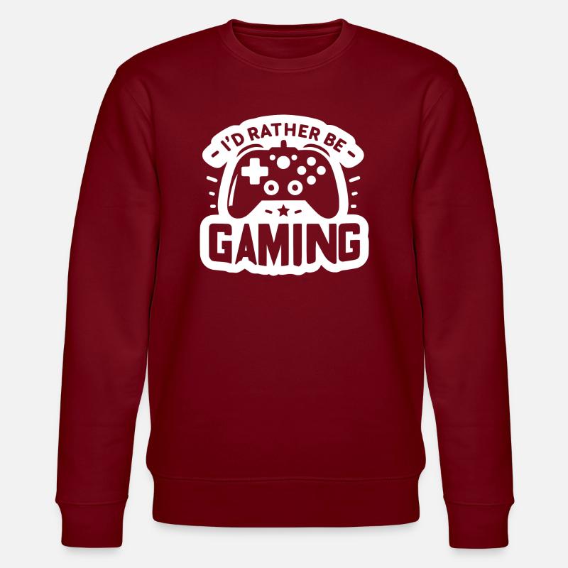 Je préfère jouer - Sweat bio CHANGER Stanley/Stella Unisexe - bordeaux