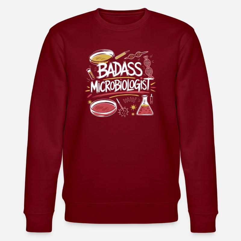 Science with passion - Stanley/Stella CHANGER Unisex Organic Sweatshirt - burgundy
