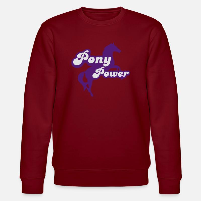 Cheval - Sweat bio CHANGER Stanley/Stella Unisexe - bordeaux
