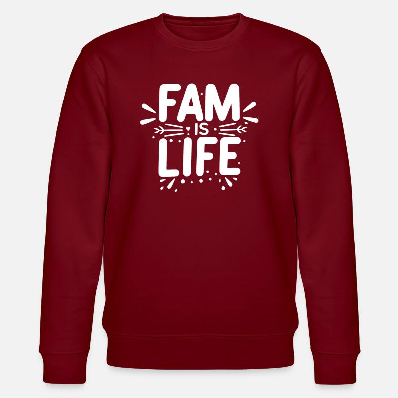 Fam, c’est la vie - Sweat bio CHANGER Stanley/Stella Unisexe - bordeaux