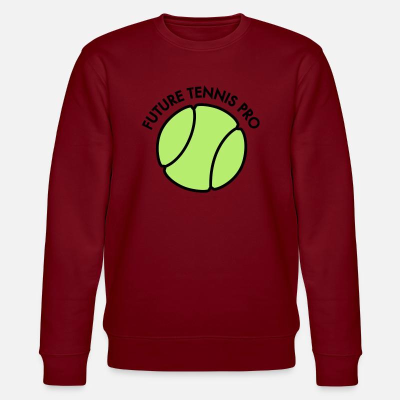 Tennis - Stanley/Stella Unisex Bio-Sweatshirt CHANGER  - Burgunderrot