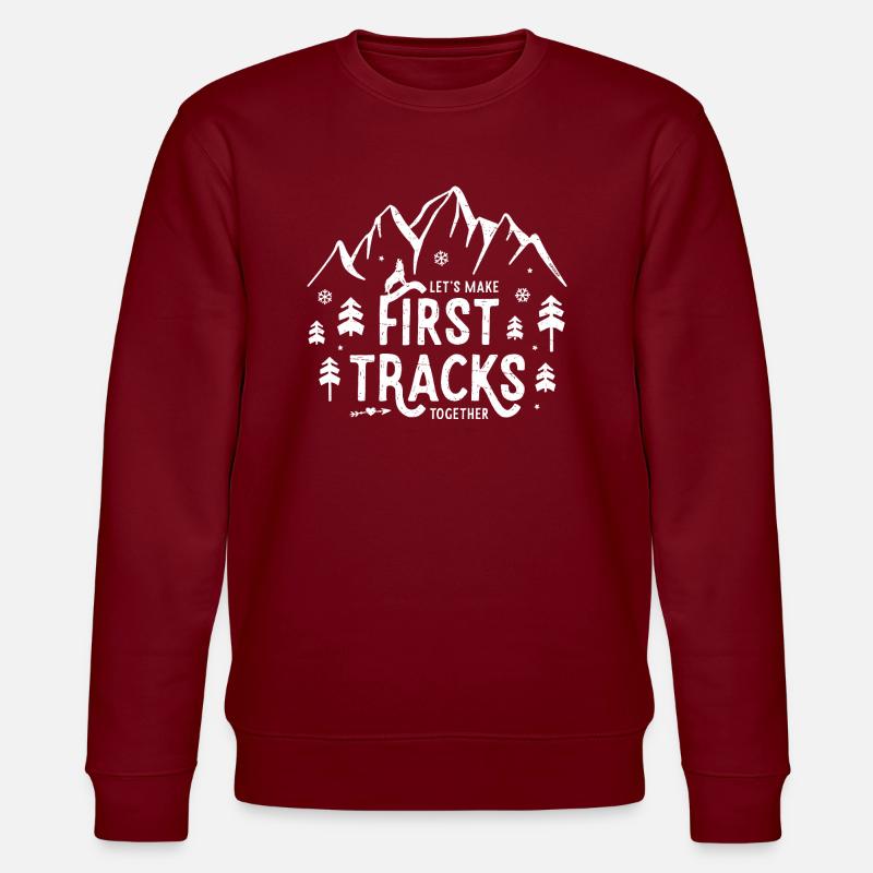 First Tracks - Stanley/Stella Unisex Bio-Sweatshirt CHANGER  - Burgunderrot