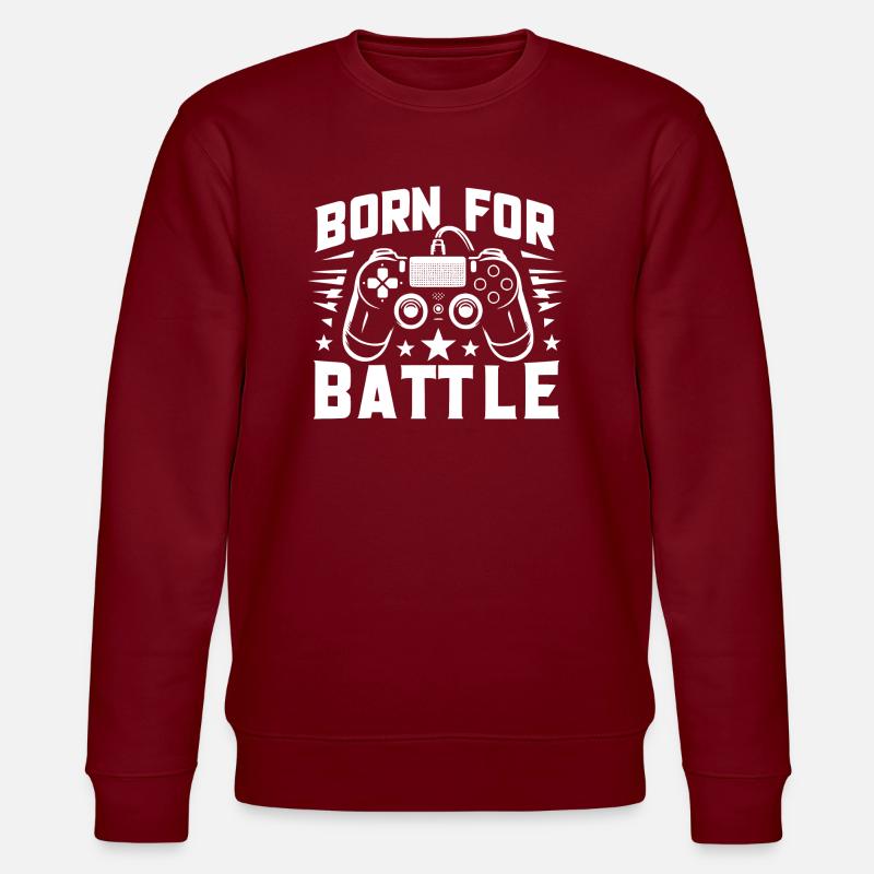 Né pour le combat - Sweat bio CHANGER Stanley/Stella Unisexe - bordeaux
