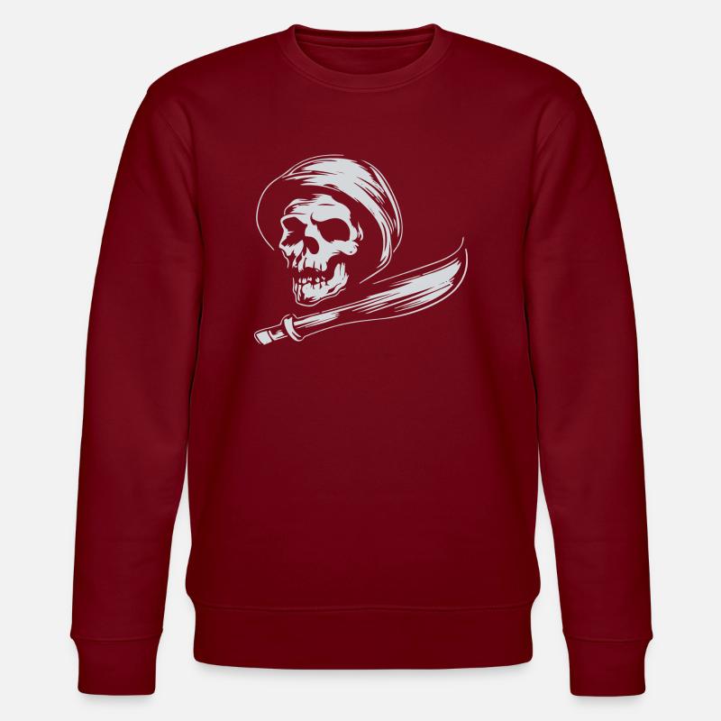 SKULL REAPER - Stanley/Stella Unisex Bio-Sweatshirt CHANGER - Burgunderrot
