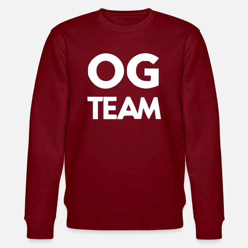 OG-Team - Stanley/Stella Unisex Bio-Sweatshirt CHANGER - Burgunderrot