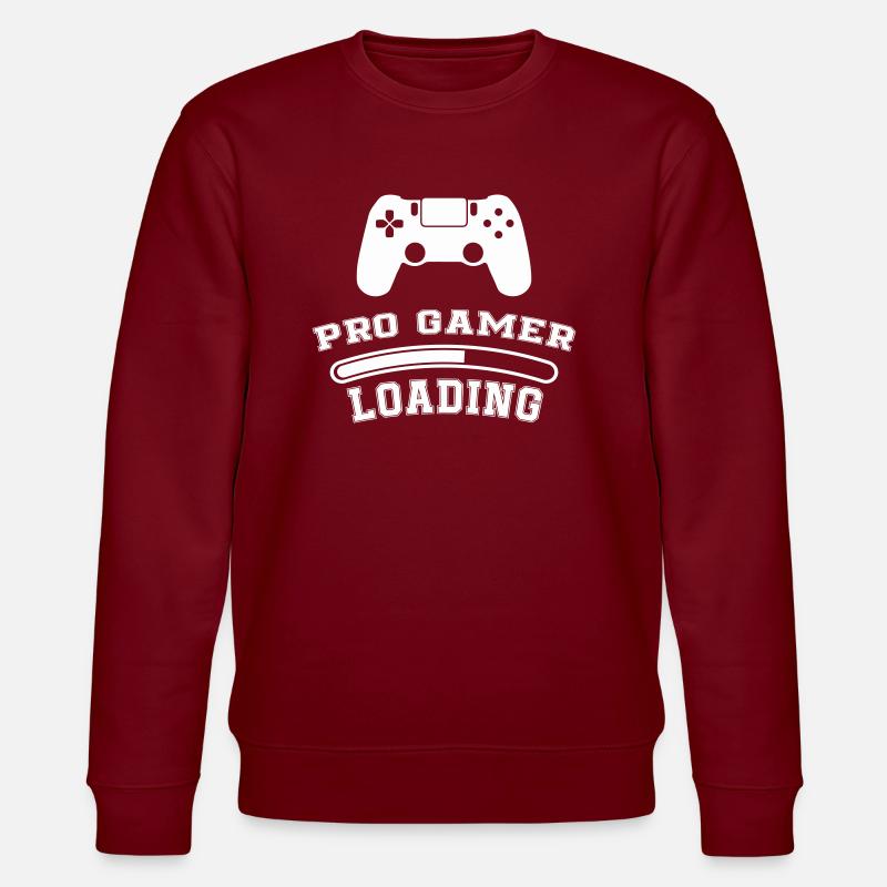 Pro Gamer Loading - Stanley/Stella CHANGER Unisex Organic Sweatshirt - burgundy