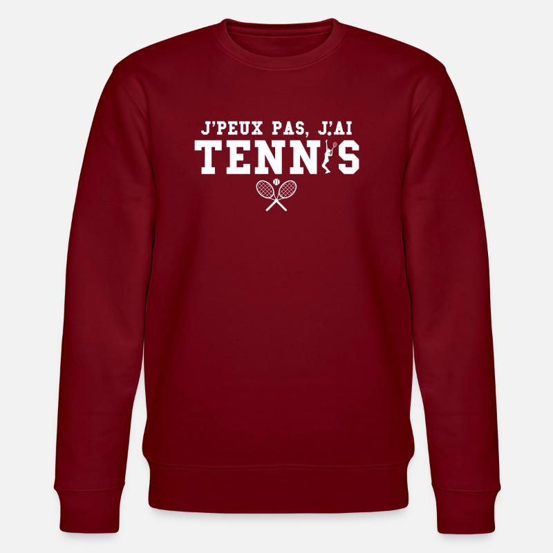 Joueuse de Tennis - Sweat bio CHANGER Stanley/Stella Unisexe - bordeaux
