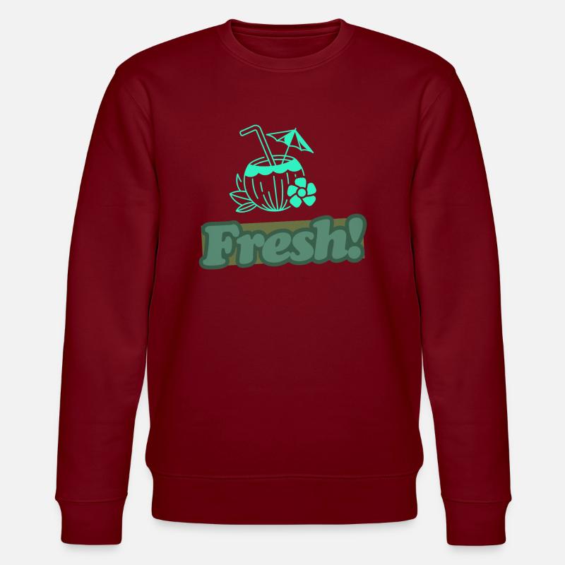 Fresh! 3.0 - Stanley/Stella Unisex Bio-Sweatshirt CHANGER  - Burgunderrot