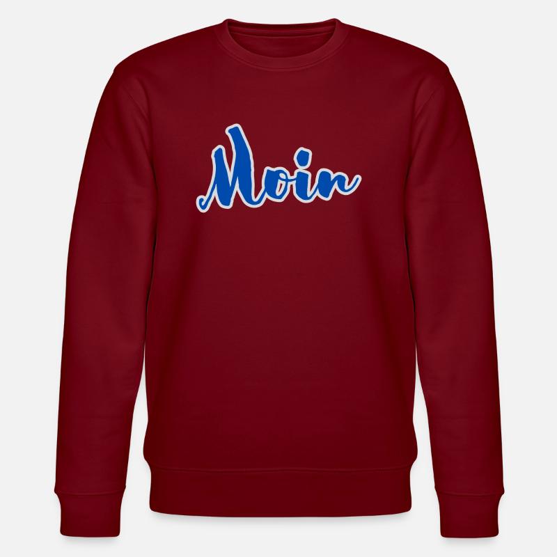 Moin - Stanley/Stella Unisex Bio-Sweatshirt CHANGER  - Burgunderrot
