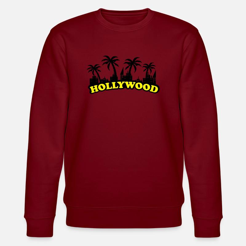 hollywood - Stanley/Stella Unisex Bio-Sweatshirt CHANGER  - Burgunderrot