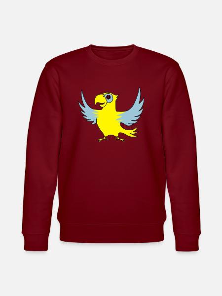 papagei_02 - Sweat bio CHANGER Stanley/Stella Unisexe - bordeaux