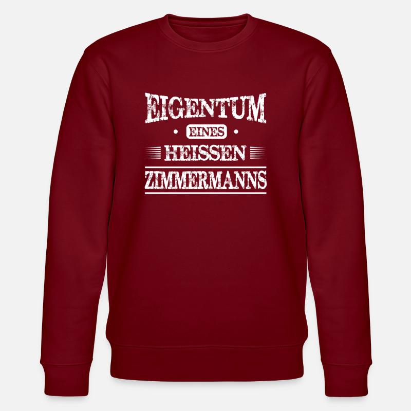 Zimmermann - Stanley/Stella Unisex Bio-Sweatshirt CHANGER - Burgunderrot