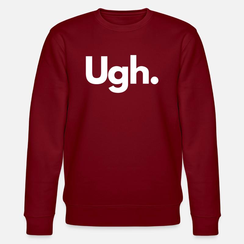 Pfui. - Stanley/Stella Unisex Bio-Sweatshirt CHANGER  - Burgunderrot