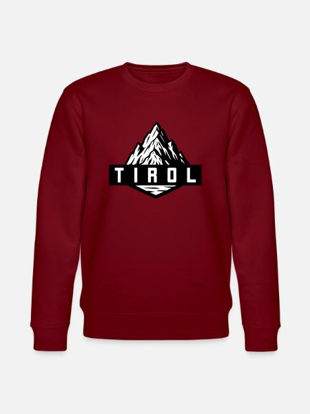 Tirol Berg - Stanley/Stella Unisex Bio-Sweatshirt CHANGER - Burgunderrot