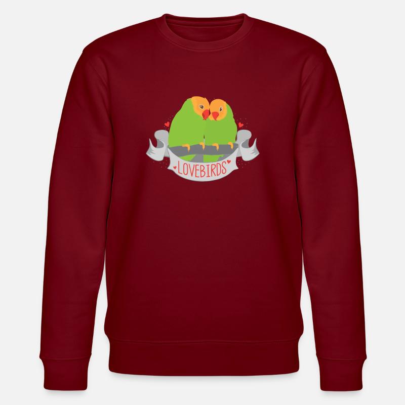 Bannière des Tourtereaux pêcheurs - Sweat bio CHANGER Stanley/Stella Unisexe - bordeaux