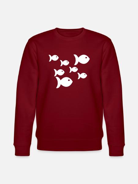 Pisces - Stanley/Stella CHANGER Unisex Organic Sweatshirt - burgundy