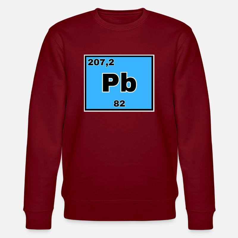 Plumbum - Stanley/Stella Unisex Bio-Sweatshirt CHANGER  - Burgunderrot